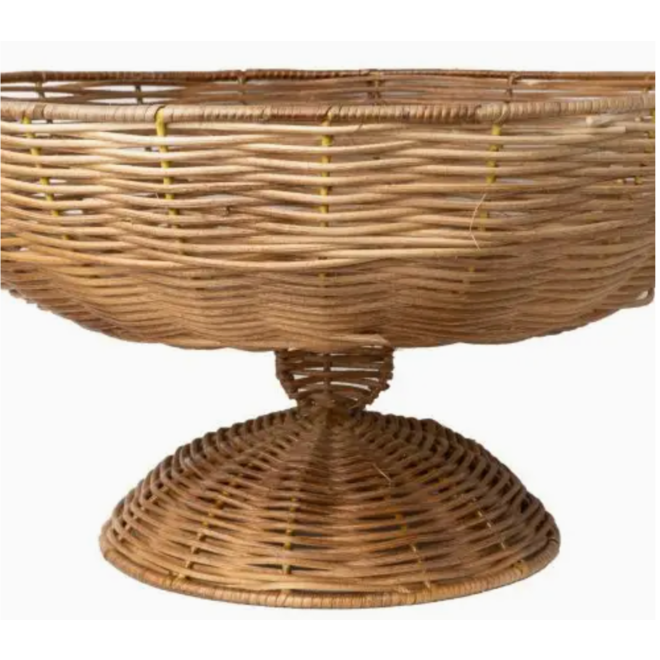 Wicker Centerpiece Bowl - Medium
