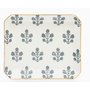 Medium Trinket Tray - Dusty Blue Floral