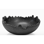Round Torn Edge Bowl - Black