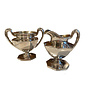 Vintage Silver Cream and Sugar Set