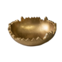 Round Torn Edge Bowl - Gold