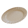 Large Porcelain Platter with Wavy Border