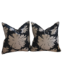 Kate Spade for Kravet - Custom Pair of 22x22 Pillows with Striped Flange