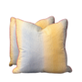 Lee Jofa - Pair of Down Blend Pillows in Designer Silk Fasbric