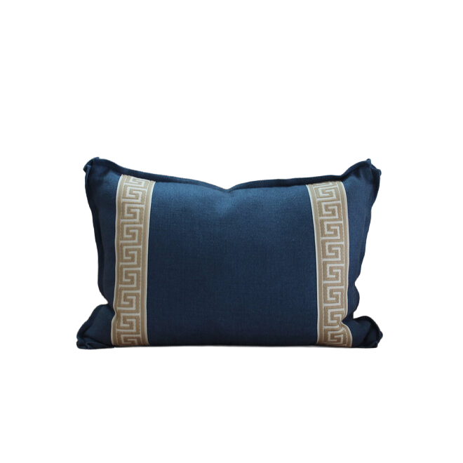 Greek Key Lumbar Pillow