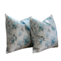 Pair of Custom Pillows in a Romo fabric with Flange
