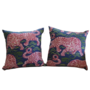 Pair of Tigers of Tibet PIllows - 22x22in