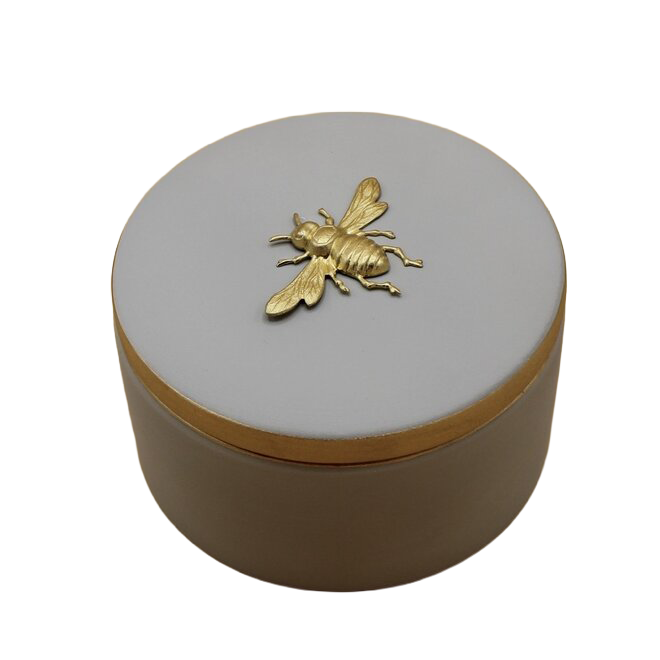 Ceramic Box - Golden Bee