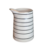 Stoneware Creamer - Horizontal Stripes
