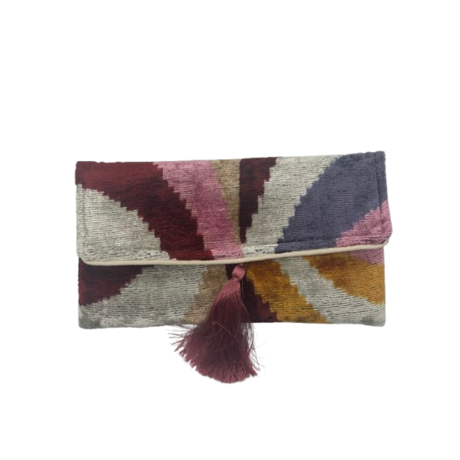 Silk Velvet Soft Clutch - 3 Colors