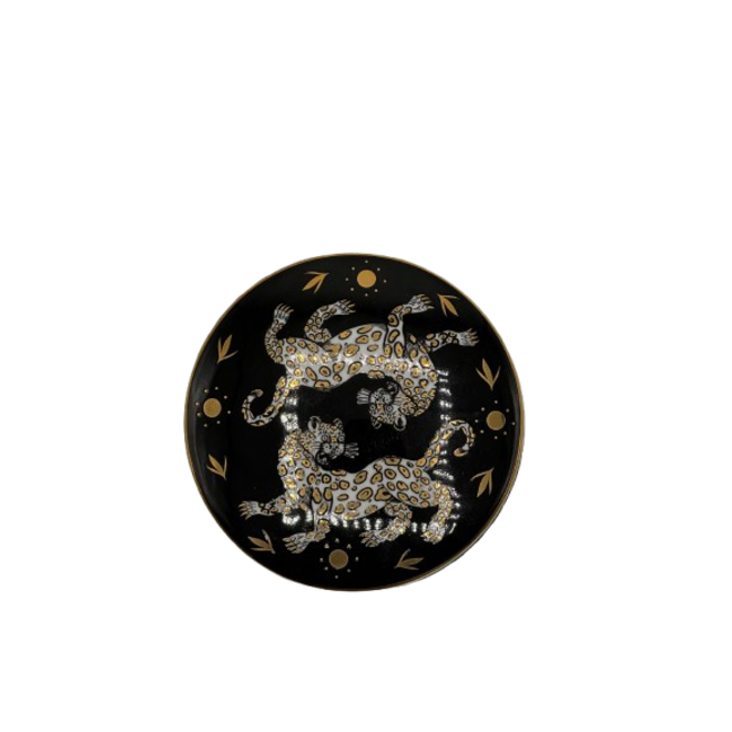 Leopard Horizon Ceramic Trinket Box