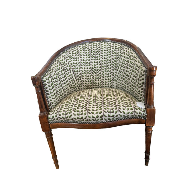 Pair of Custom Regency Style Barrel Chairs