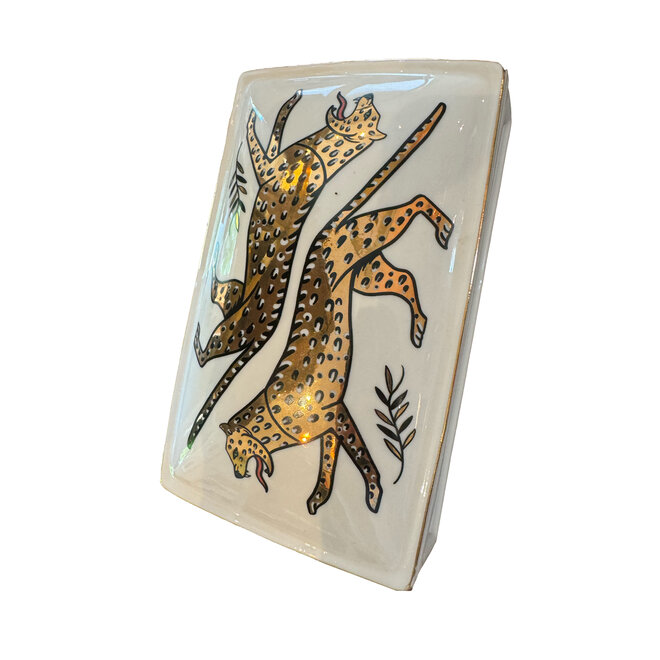 Ceramic Duo Leopard Box