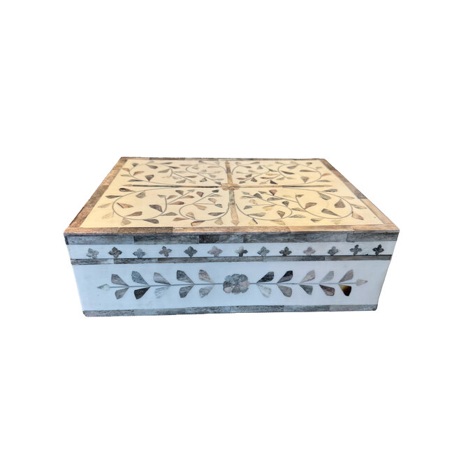 Jaipur Palace Grey and White Box