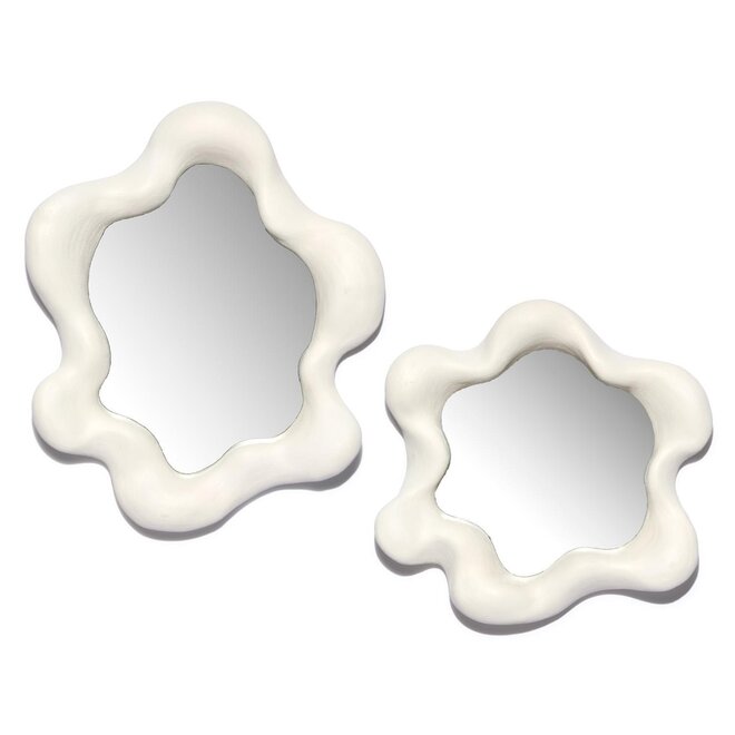 Small Waved Mirror