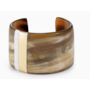 Horn Cuff with Lacquer