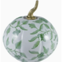 Green Leaf Tole Pumpkin SM