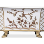 Ivory & Gold Chinoiserie Tole Planter