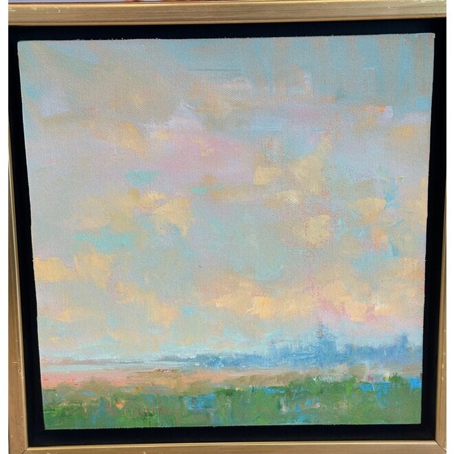 "Morning Breeze" 10" Square Oil on Canvas by William McCarthy