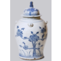 Blue and White Porcelain Temple Jar