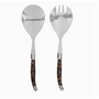 Laguiole Connoisseur Tortoise Shell Salad Servers