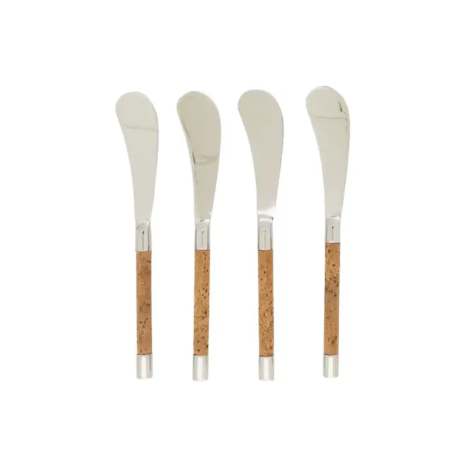 Set of Two Cork Handled Spreader Set