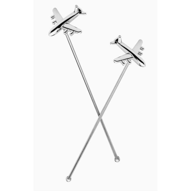 Airplane Stirrers Set of Two