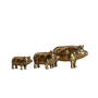 Vintage Brass Pig Trio