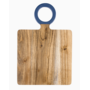 Blue Enamel Handle Wood Board