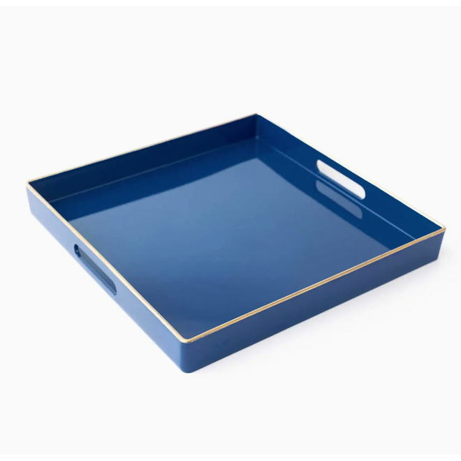 Navy Square Tray