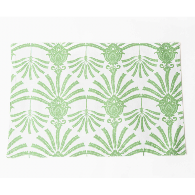 Set of 6 Deco Palm Reversible Placemats