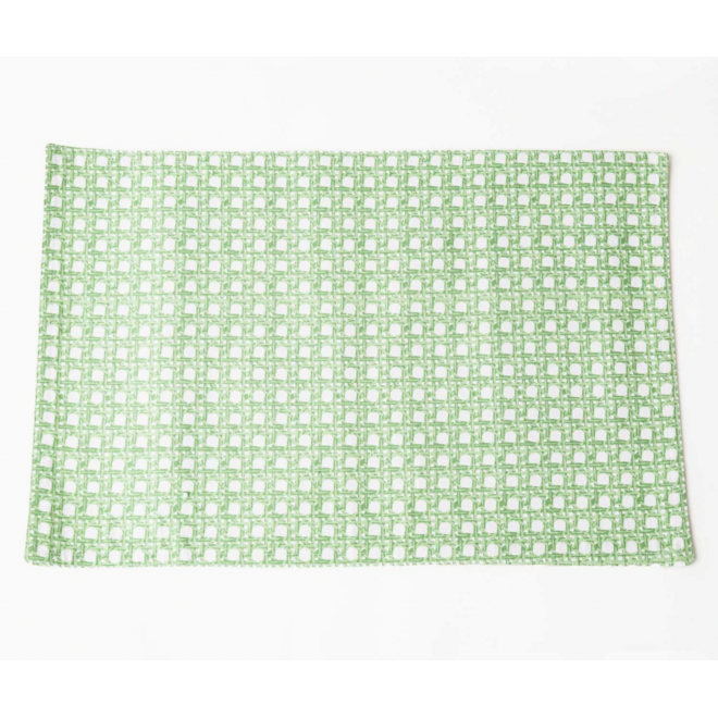 Set of 6 Deco Palm Reversible Placemats