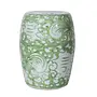 Green Porcelain Garden Stool