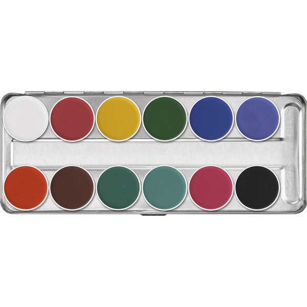 Aquacolor Aquacolor Wet Makeup - 12-Color Palettes