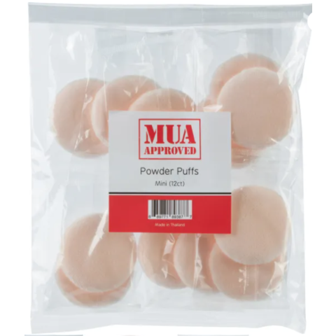 MINI Powder Puff - Peach/dozen pack