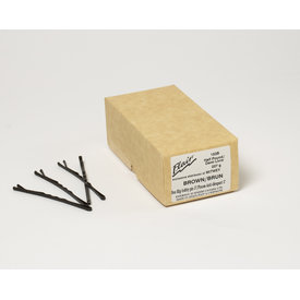  Non-Slip Bobby Pins 3" Matte Brown