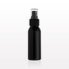 Aluminum Bottle (Black) w/ Sprayer & Overcap, 118ml