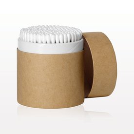  Dual Ended Round Tip Swab-Paper Handle & Container
