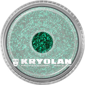 Kryolan Polyester Glimmer Medium, 4 g Emerald Green