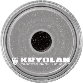 Kryolan Polyester Glimmer Medium, 4 g Black