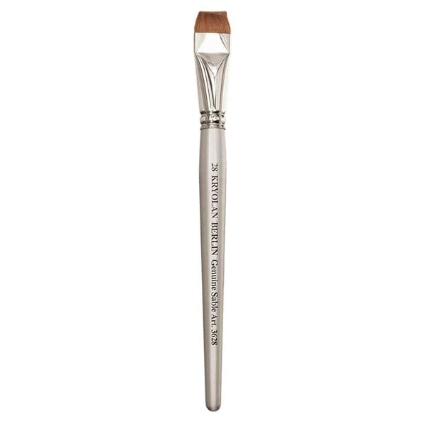 Kryolan Sable Brush, flat, 28