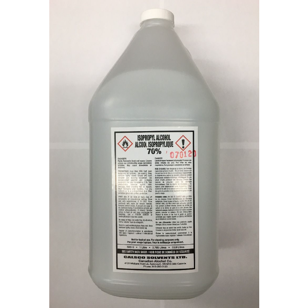 Canadian Alcohol Co. Isopropyl Alcohol 70% - 4 Liters