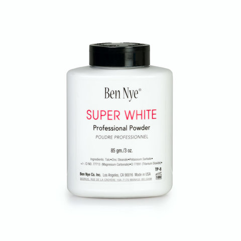 Super White Face Powder 85g/3oz Shaker Bottle