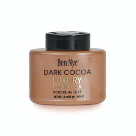 Ben Nye Dark Cocoa Luxury Powder 1.5oz./42gm. Shaker Bottle