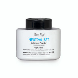 Ben Nye Neutral Set Colorless Face Powder 1.5oz./42gm. Shaker Bottle