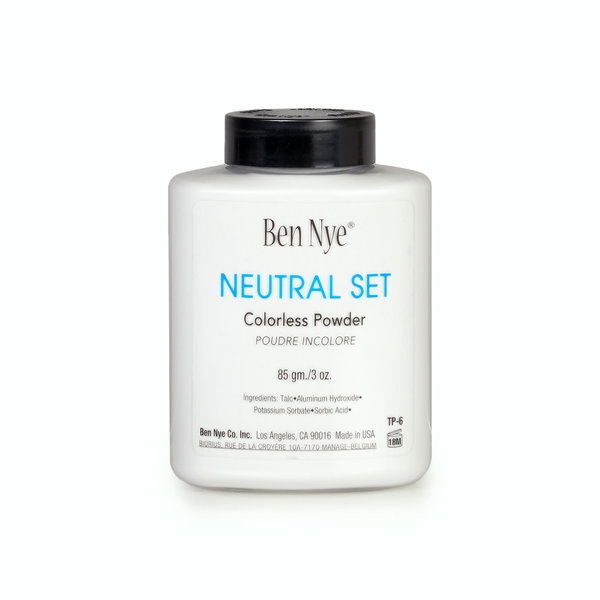 Ben Nye Neutral Set Colorless Face Powder 2.6oz./75gm. Shaker Bottle