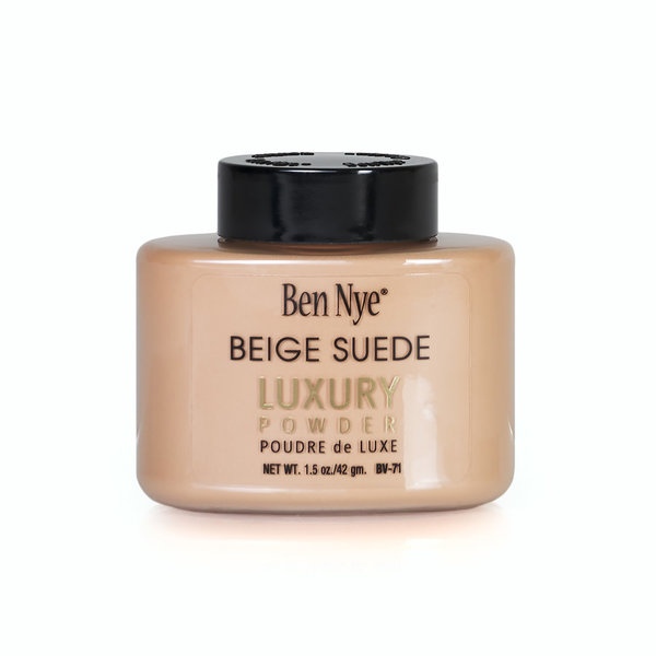 Ben Nye Beige Suede Luxury Powder 1.2oz./35gm. Shaker Bottle