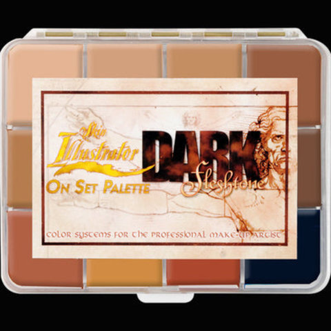 Skin Illustrator On Set Palette - DARK FLESHTONE