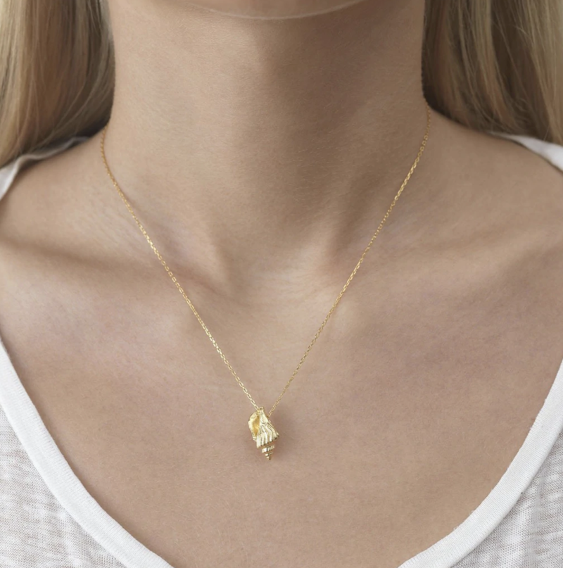 ANNI LU FLOATING SHELL NECKLACE