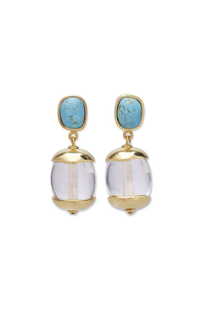 LIZZIE FORTUNATO CANYON EARRINGS